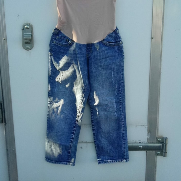 Get Used by Lexi Maternity Capri jean size Small - Picture 1 of 12
